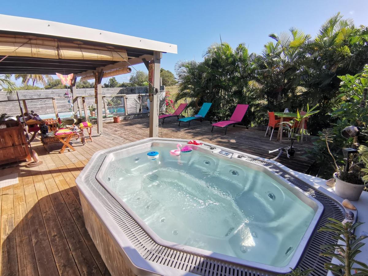 Bungalow La Perle - Jacuzzi - Piscine Saint-Francois  Esterno foto