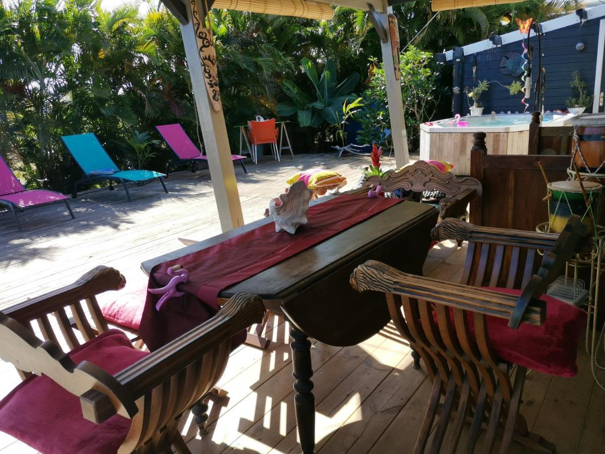 Bungalow La Perle - Jacuzzi - Piscine Saint-Francois  Esterno foto