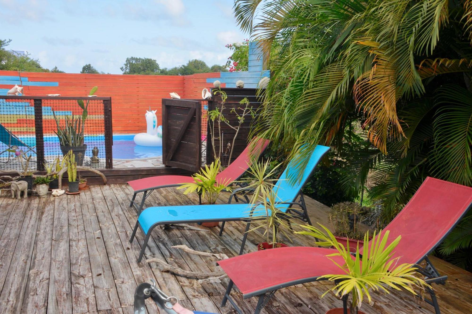 Bungalow La Perle - Jacuzzi - Piscine Saint-Francois  Esterno foto